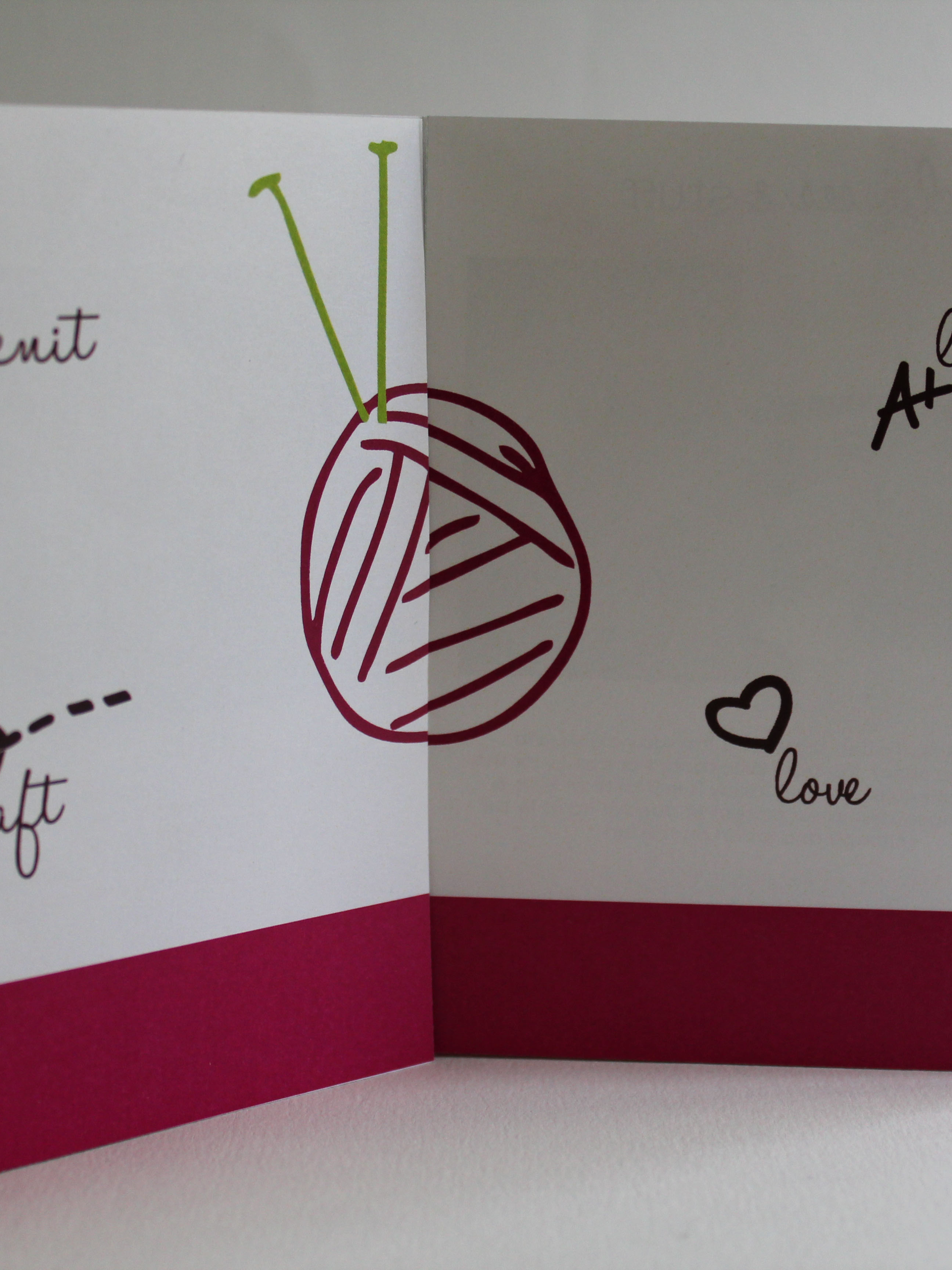 Knits & Stuff Brochure Fold