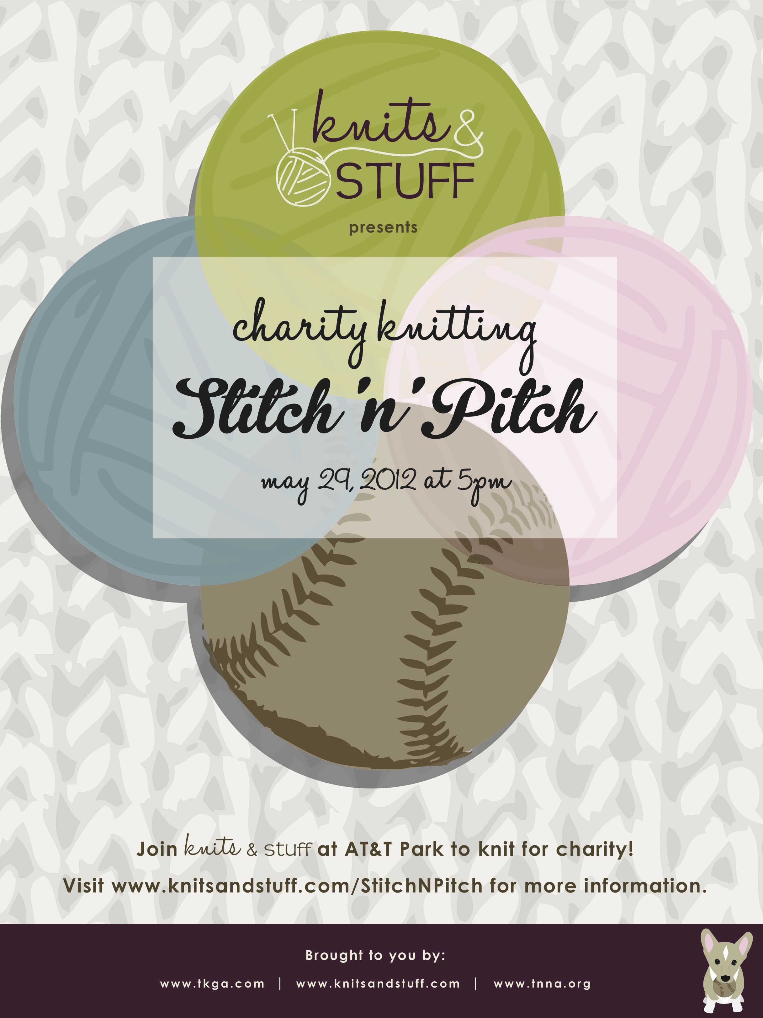 Knits & Stuff Special Event Flyer