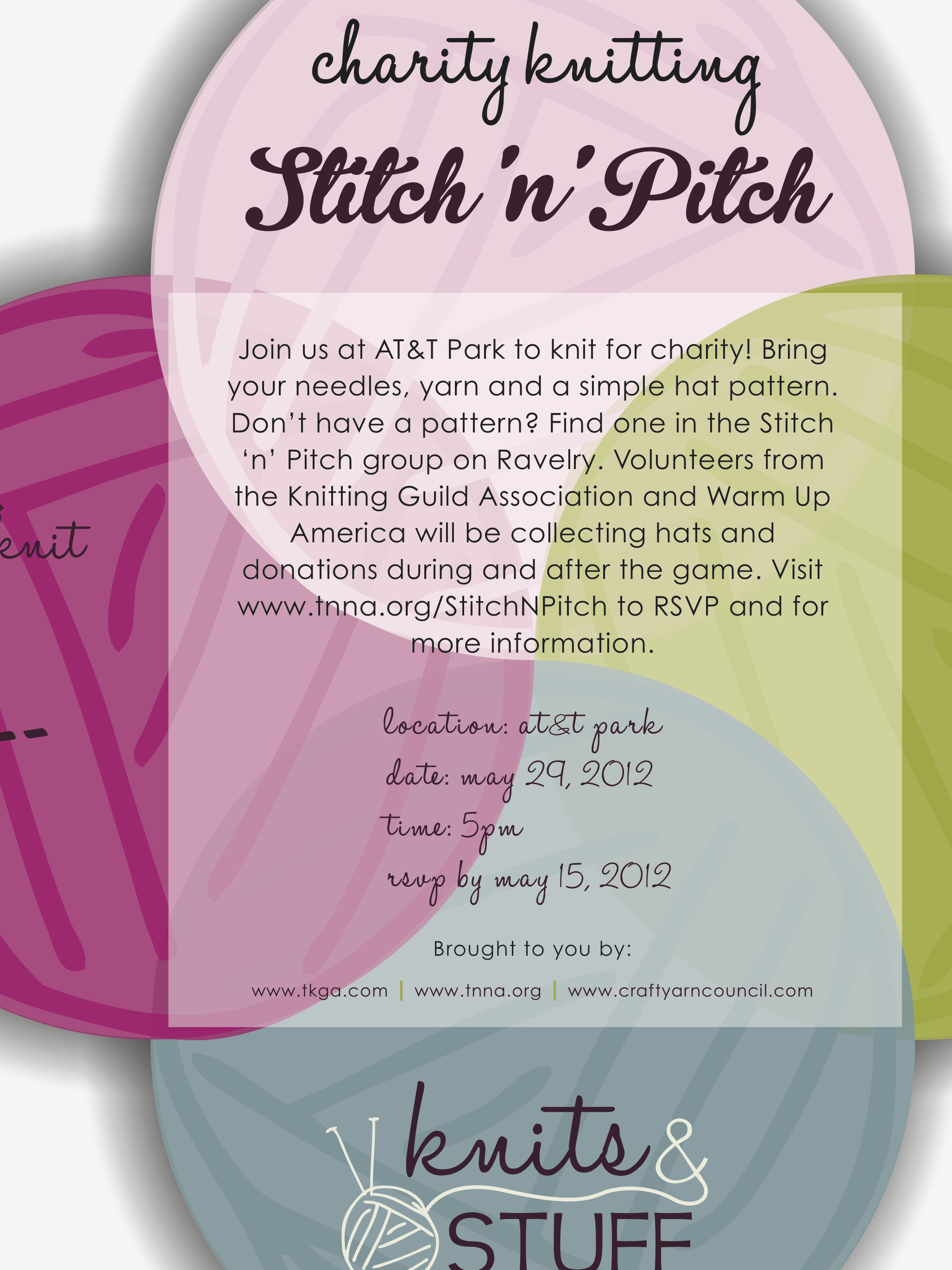 Knits & Stuff Special Event Invitation Inside